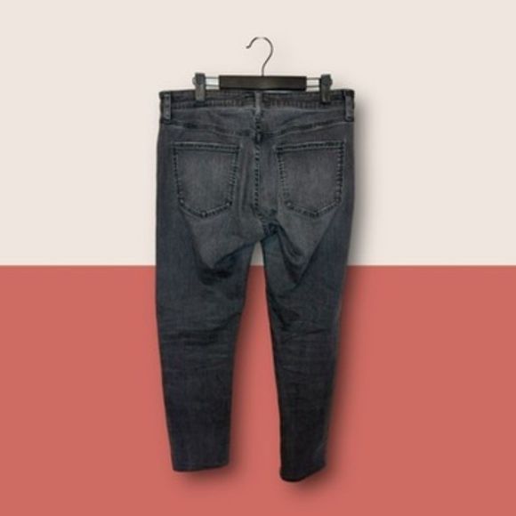 🩶 UNIQLO STRETCH SLIM JEANS GRAY SIZE 31 - Picture 4 of 8